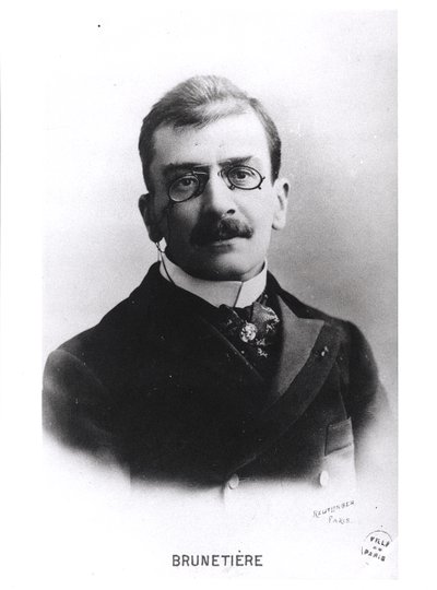 Portret van Ferdinand Brunetiere (1849-1906) door Reutlinger Studio